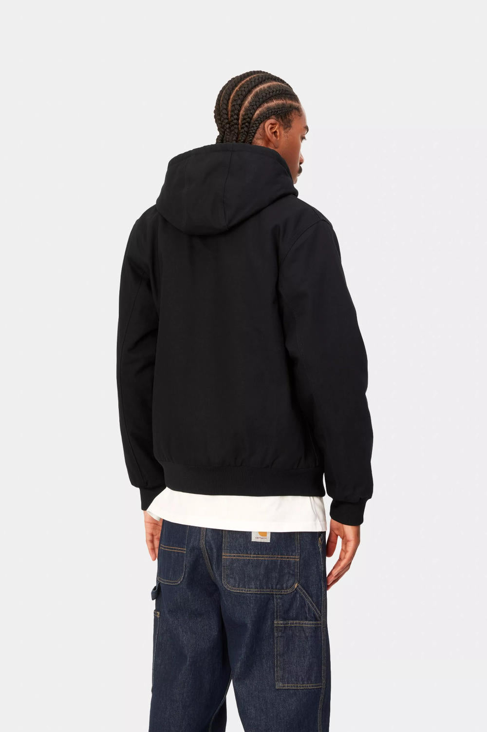 carhartt wip active jacket (winter) black rigid
