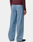 carhartt wip women jane pant blue heavy stone wash