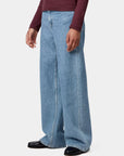 carhartt wip women jane pant blue heavy stone wash