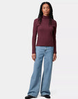carhartt wip women jane pant blue heavy stone wash