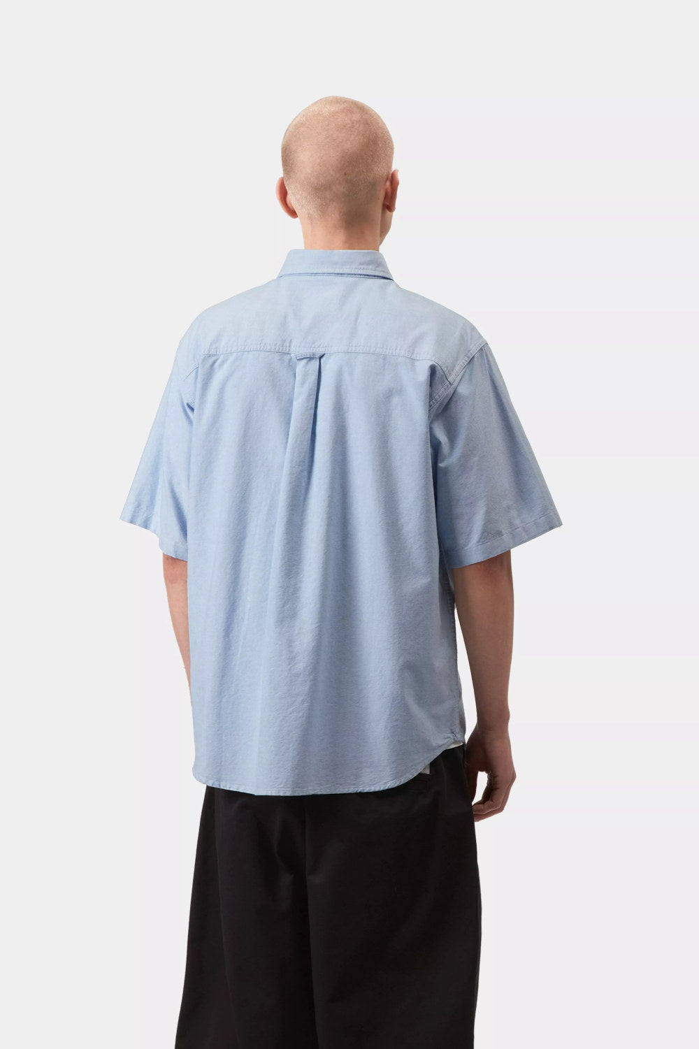 carhartt wip short sleeve braxton shirt bleach wax