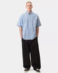 carhartt wip short sleeve braxton shirt bleach wax