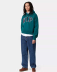carhartt wip women brandon pant blue stone washed