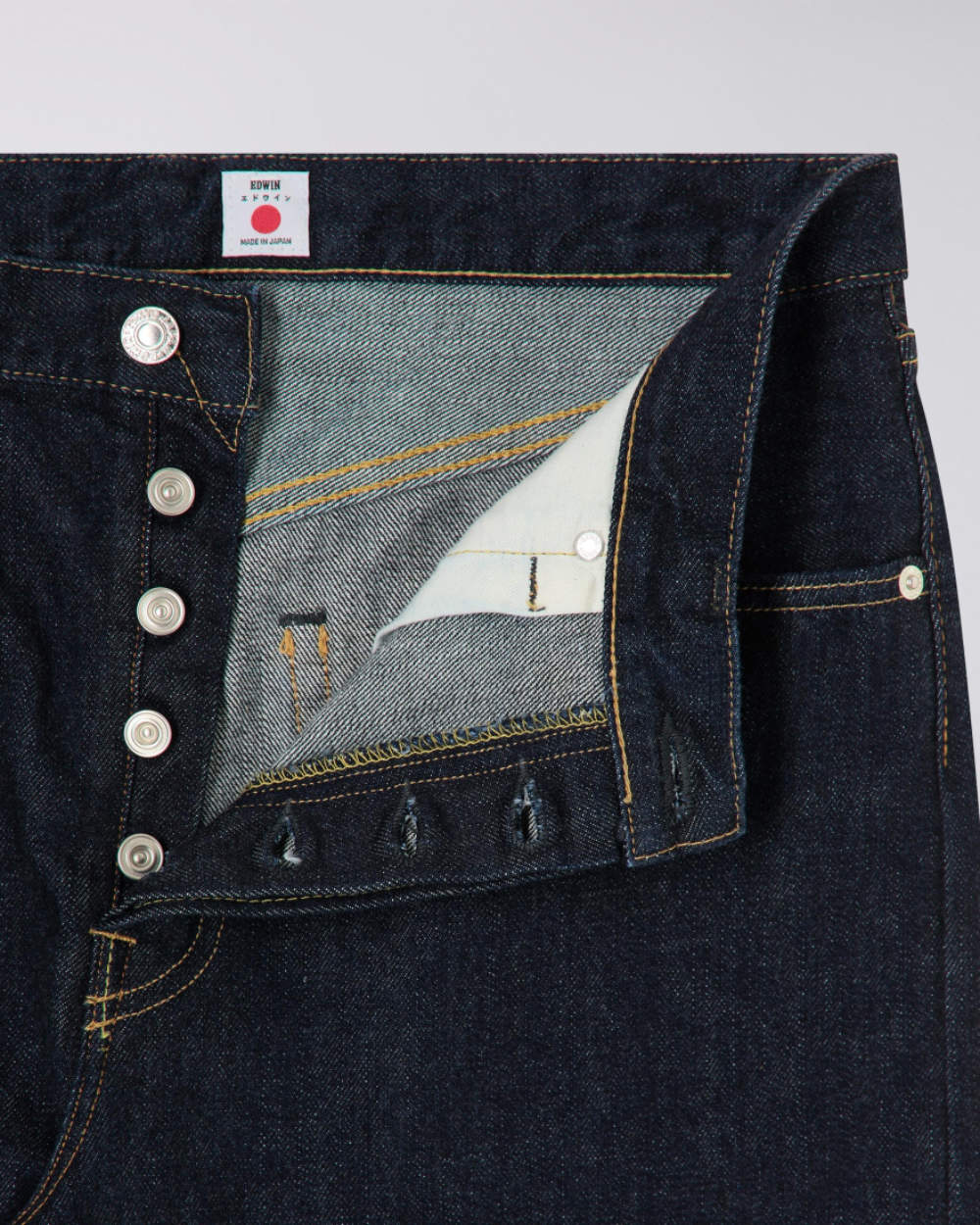 edwin wide jeans blue rinsed
