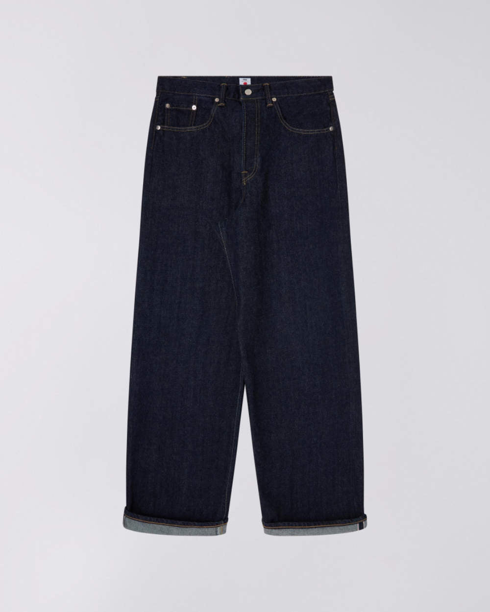 edwin wide jeans blue rinsed