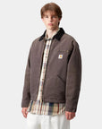 carhartt wip og detroit jacket tobacco black stone canvas