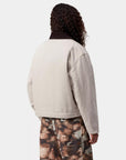 carhartt wip women og detroit jacket (winter) fleur de see black stone canvas