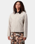 carhartt wip women og detroit jacket (winter) fleur de see black stone canvas