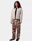 carhartt wip women og detroit jacket (winter) fleur de see black stone canvas
