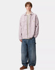 carhartt wip og double knee pant blue dark used wash