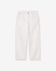 carhartt wip mercer single knee pant mercer stripe graphite wax bleached