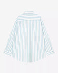 carhartt wip women long sleeve royce shirt royce stripe icaria white