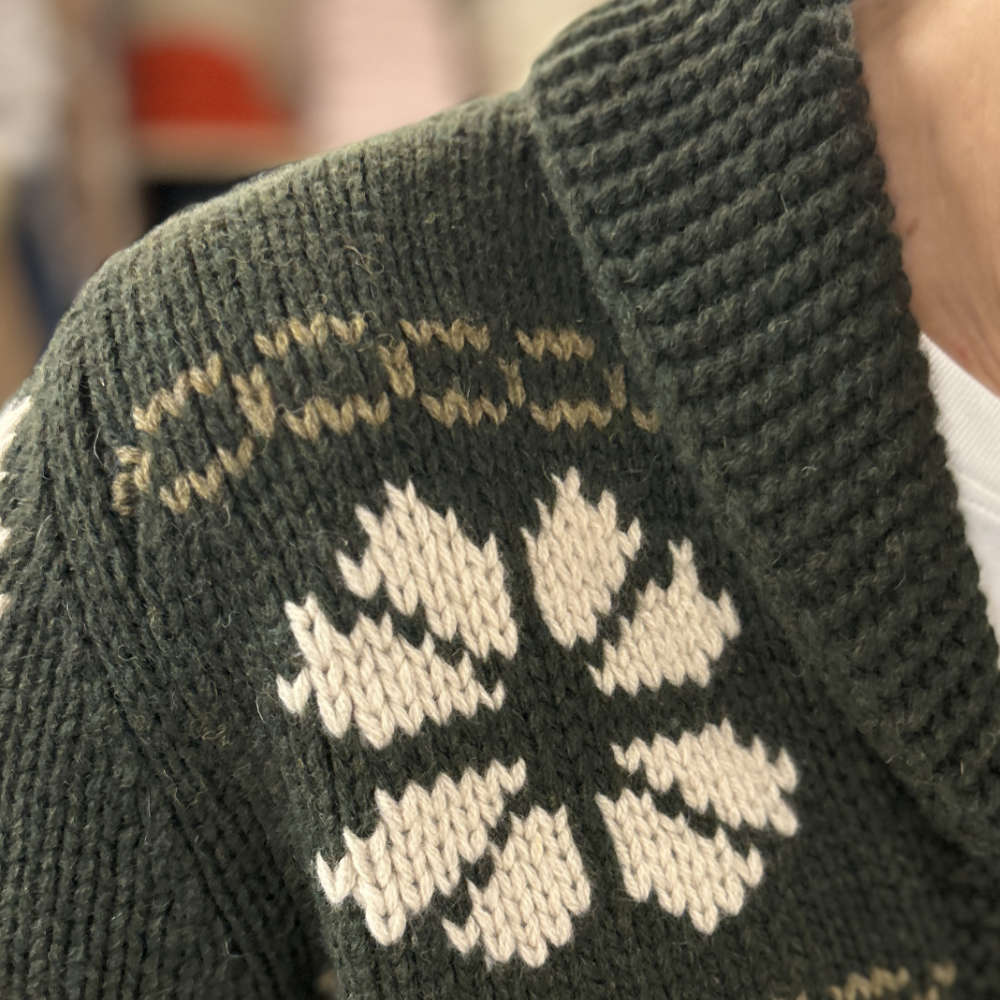 casa isaac ac1 buttons jacket green