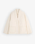 girls of dust edo jacket quilted cotton ecru