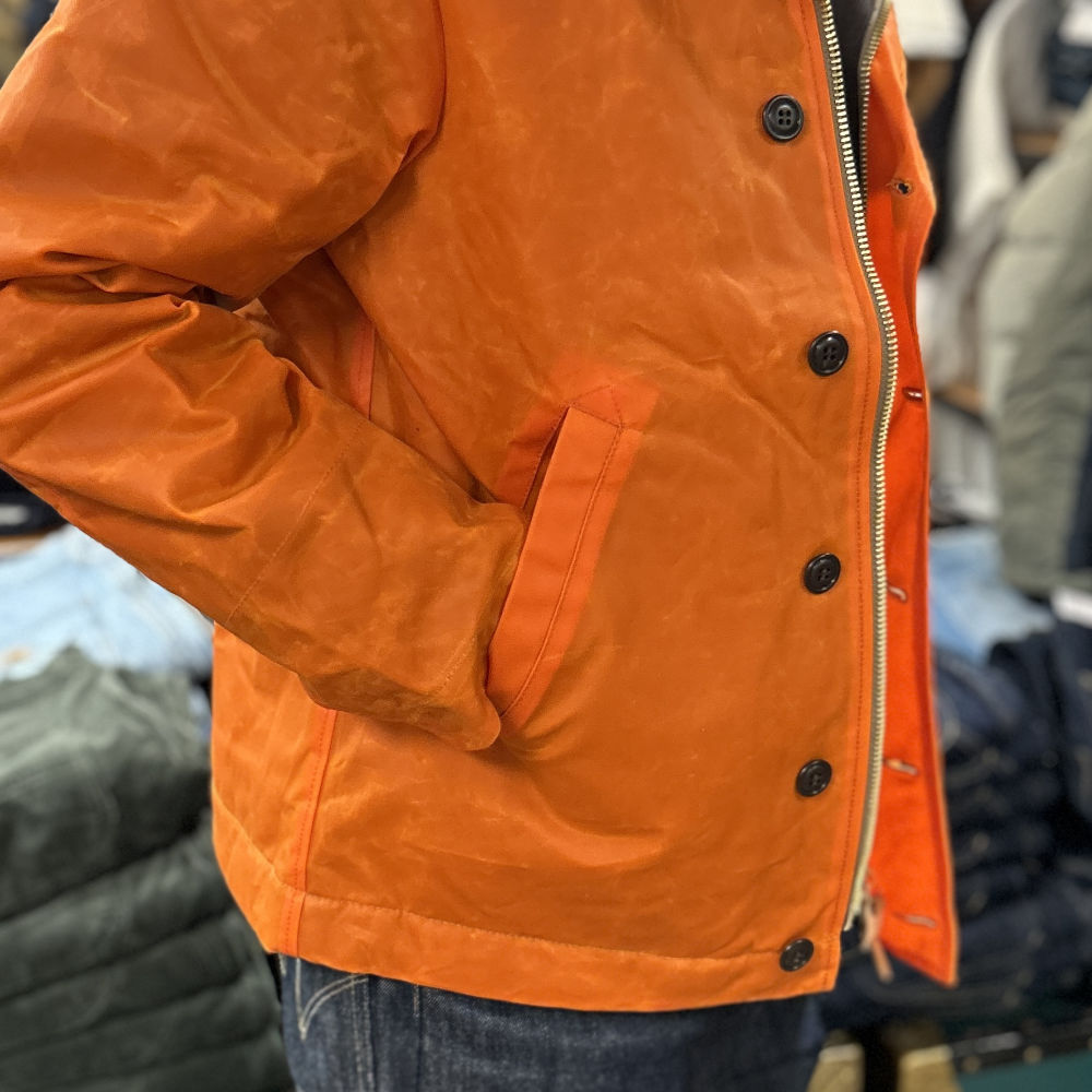 manifattura ceccarelli new deck jacket 7061b wx orange