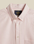 portuguese flannel montebello stripe shirt light pink