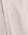 portuguese flannel montebello stripe shirt light pink