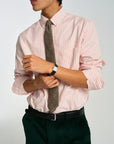 portuguese flannel montebello stripe shirt light pink