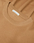 knowledge cotton merino crew neck sweater apple cinnamon