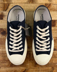 superga artifact 2432 works low cut cotton canvas sneaker navy off white