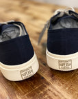 superga artifact 2432 works low cut cotton canvas sneaker navy off white