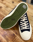 superga artifact 2432 works low cut cotton canvas sneaker navy off white