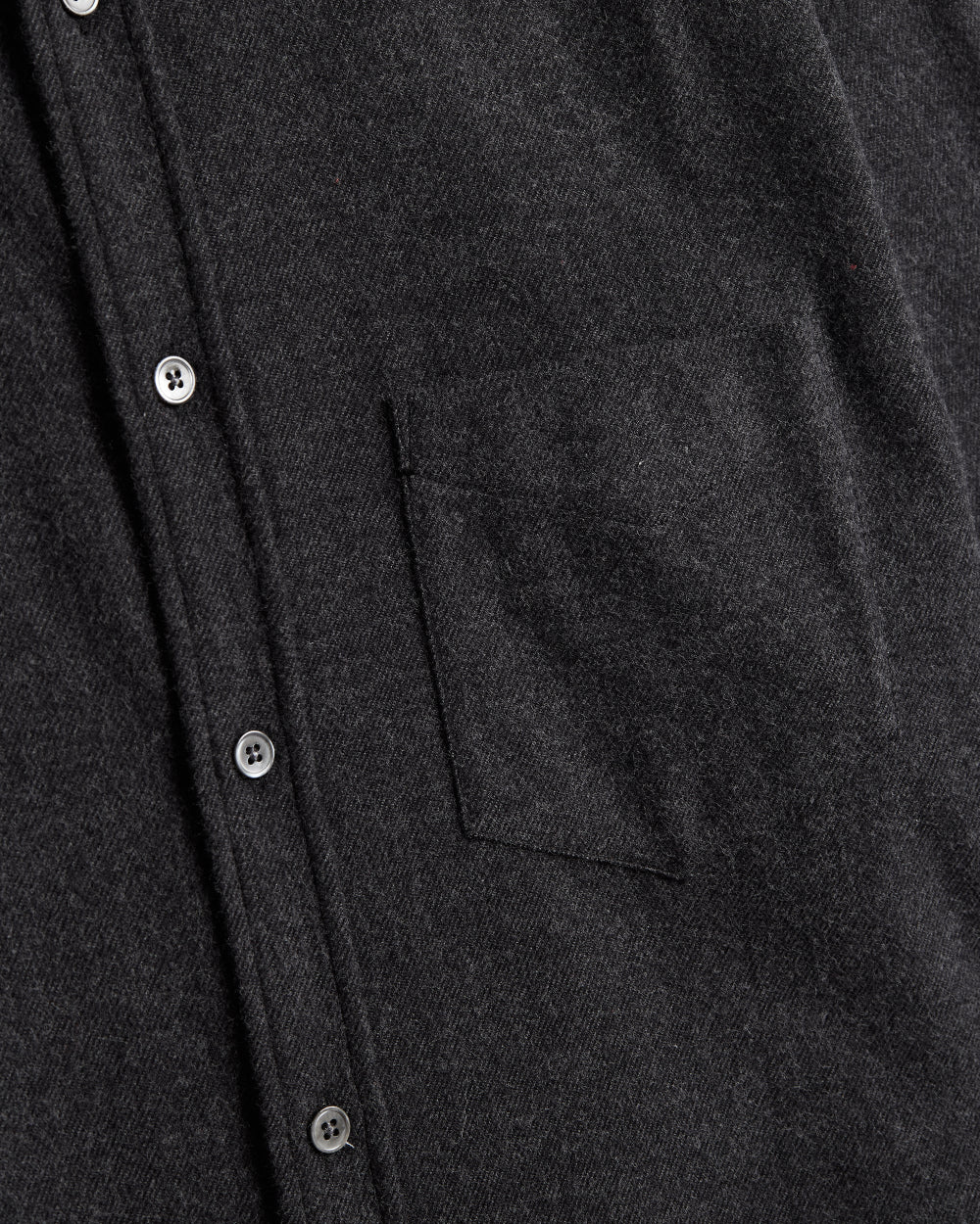 portuguese flannel teca flannel shirt grey