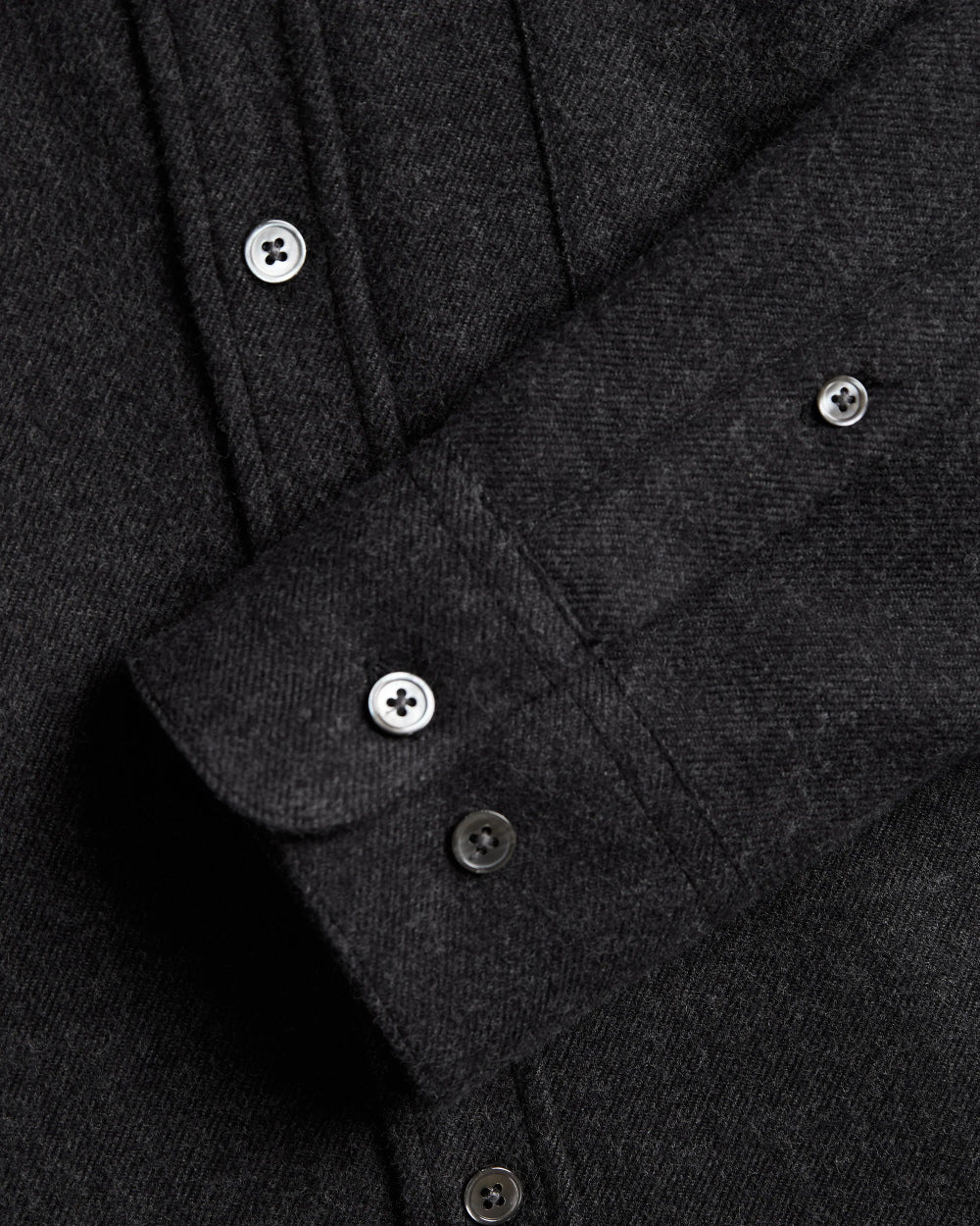 portuguese flannel teca flannel shirt grey