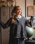 peppino peppino type 153 the campus cardigan grey