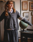 peppino peppino type 153 the campus cardigan grey