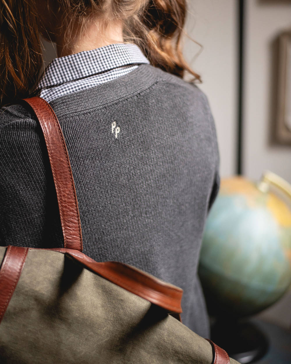 peppino peppino type 153 the campus cardigan grey