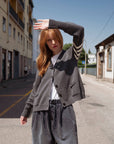 peppino peppino type 153 the campus cardigan grey