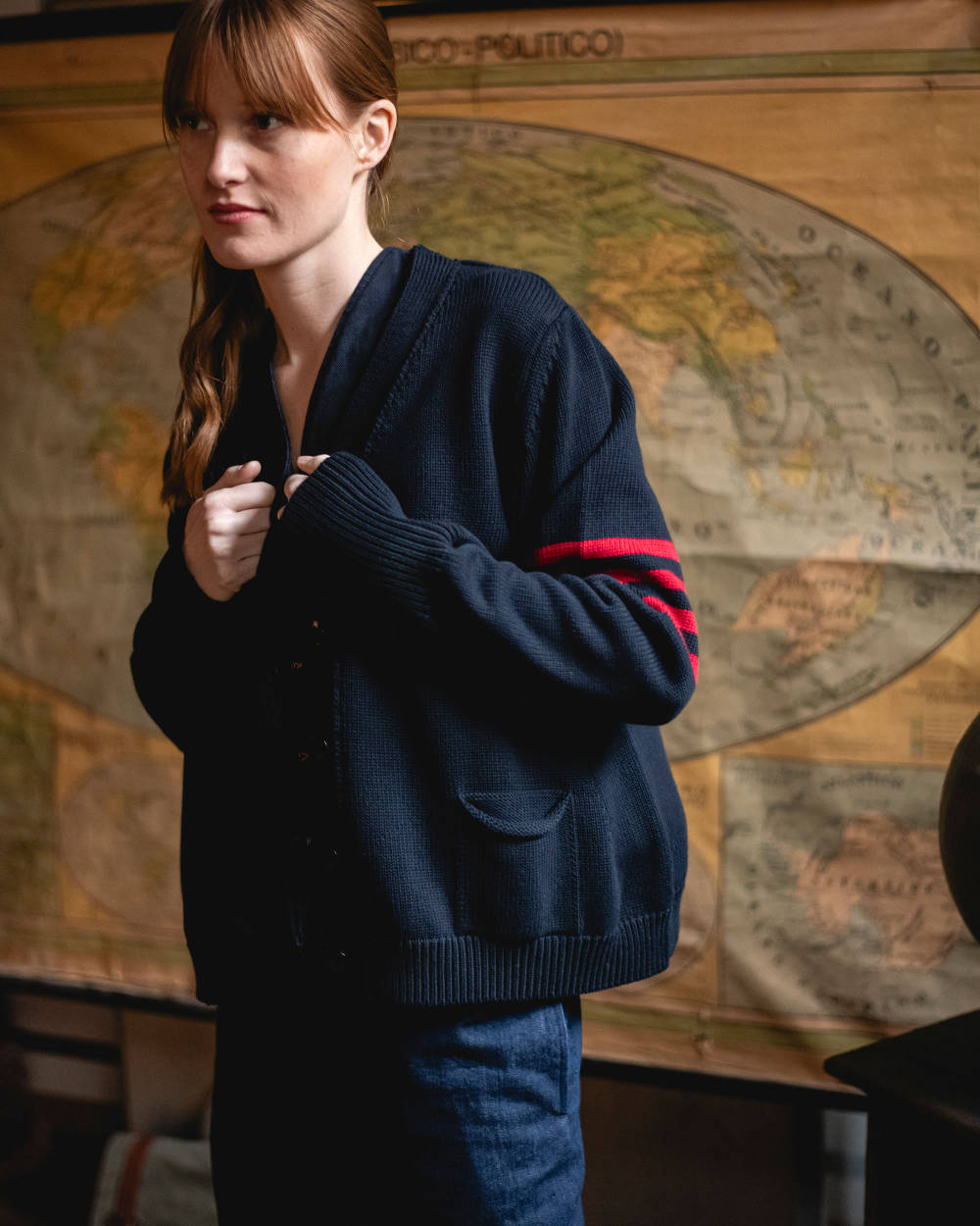 peppino peppino type 153 the campus cardigan navy