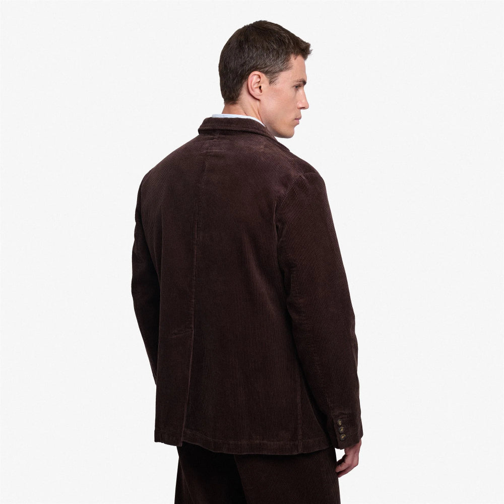 sebago neddick corduroy blazer jacket brown moro