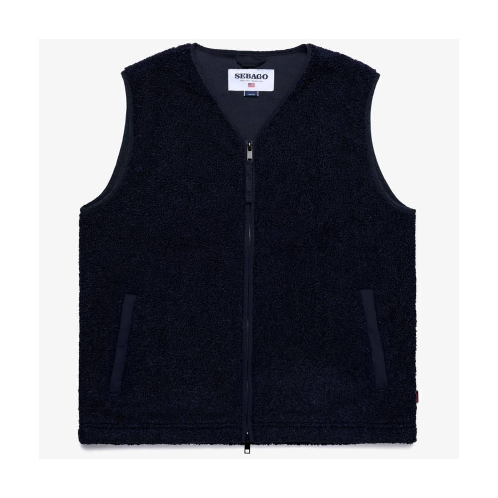 sebago tremont vest dark blue