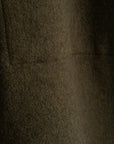 girls of dust military trench wool velour avocado