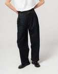 girls of dust british worker pants century denim blue