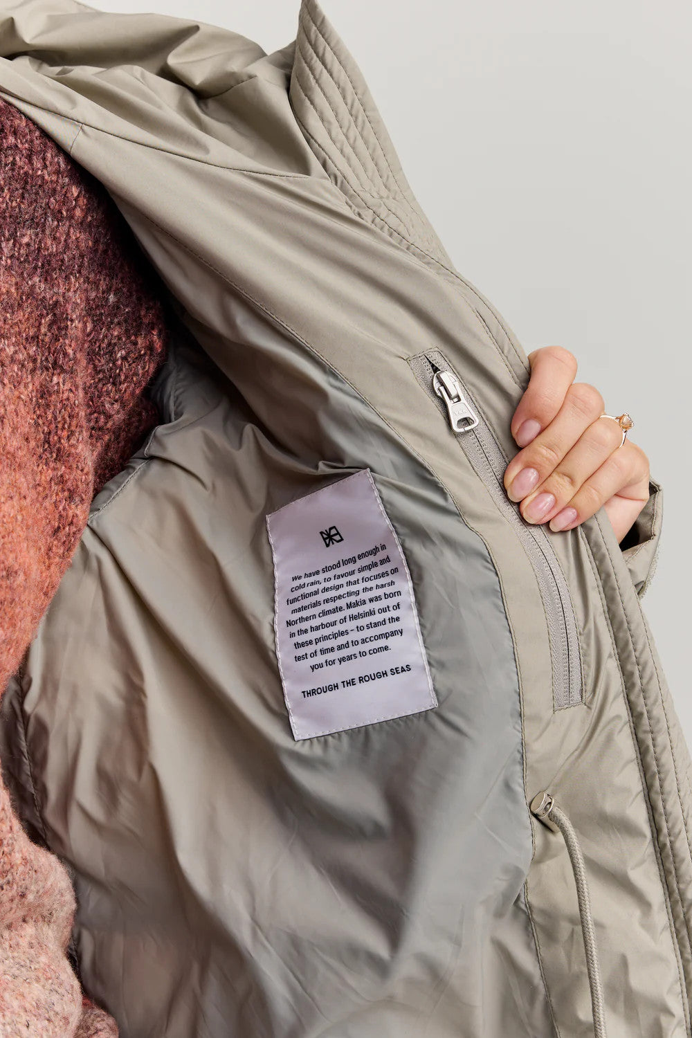 makia maren parka sage