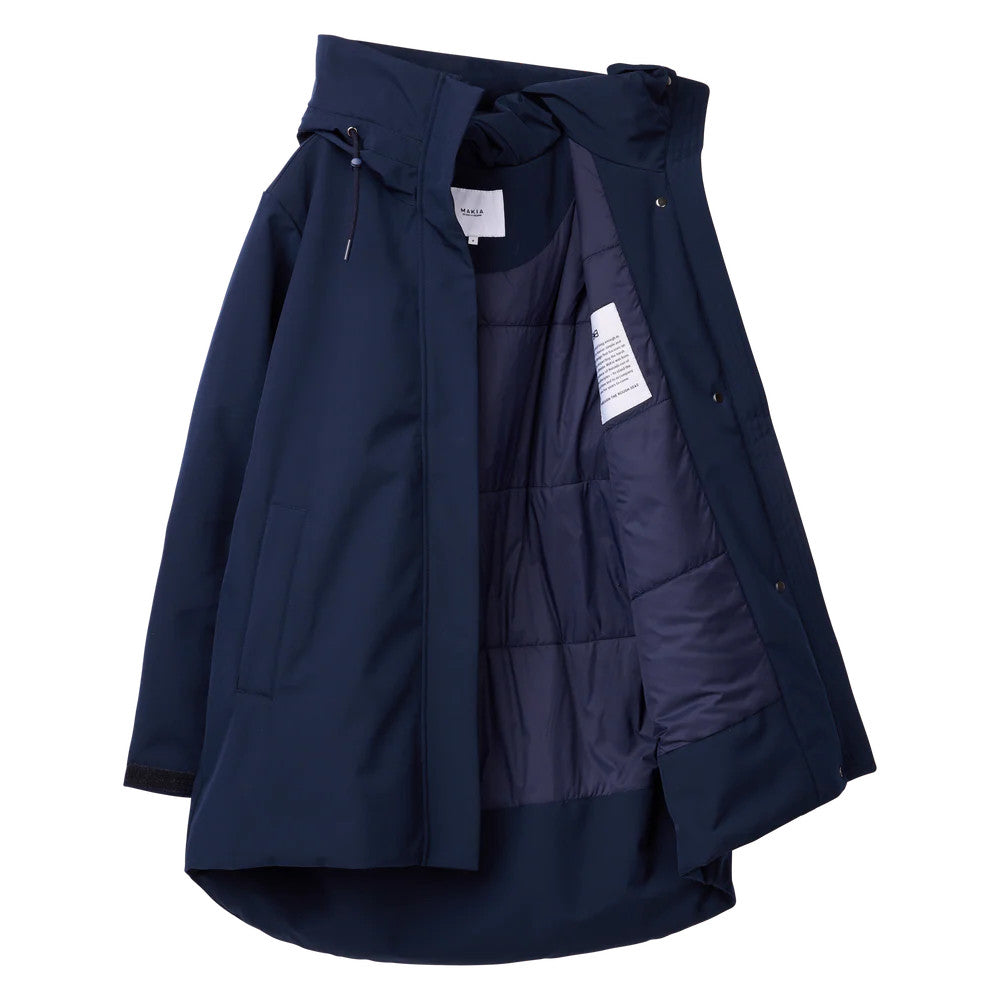makia eloise jacket dark navy