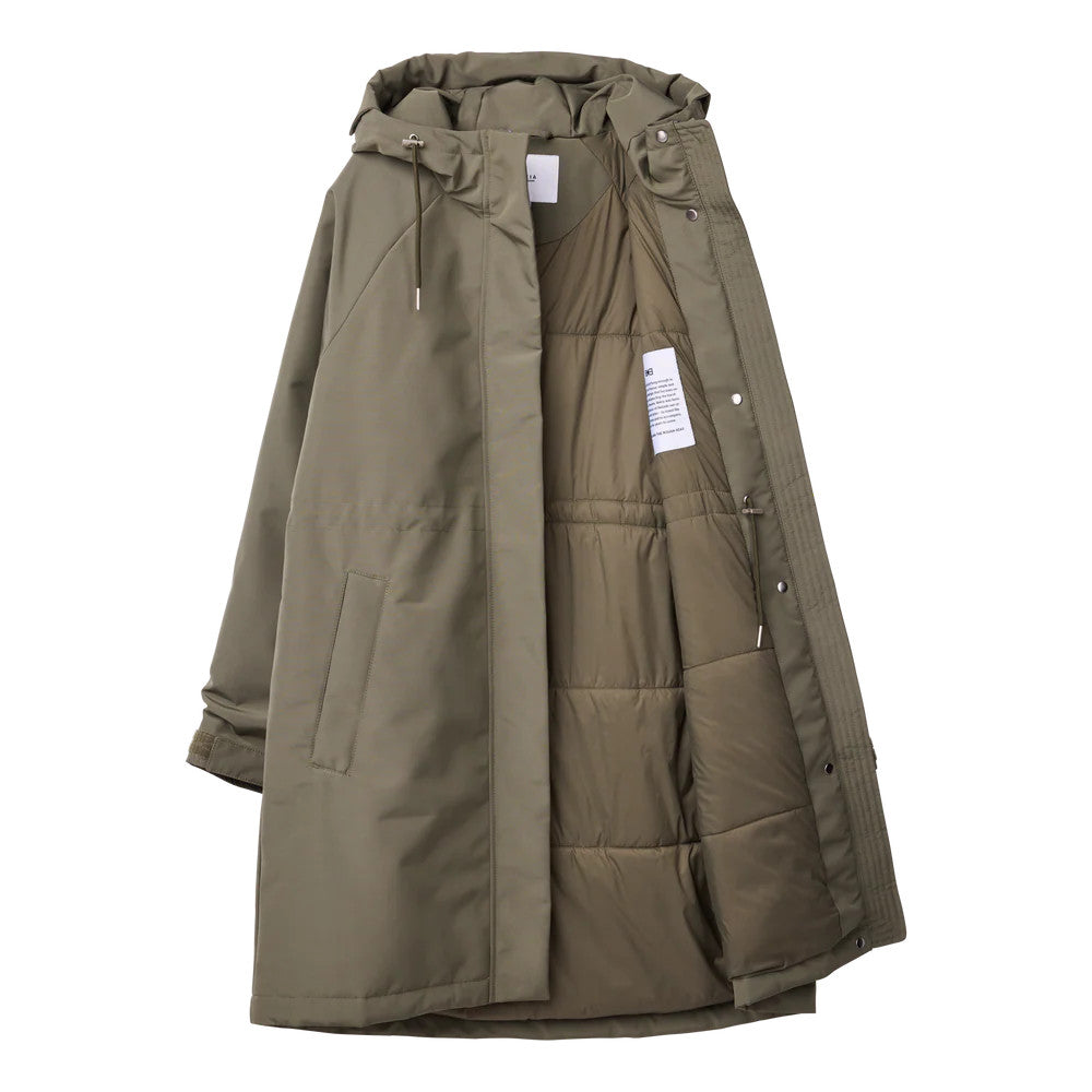 makia kaija coat dusty olive