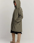 makia kaija coat dusty olive