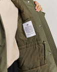 makia kaija coat dusty olive