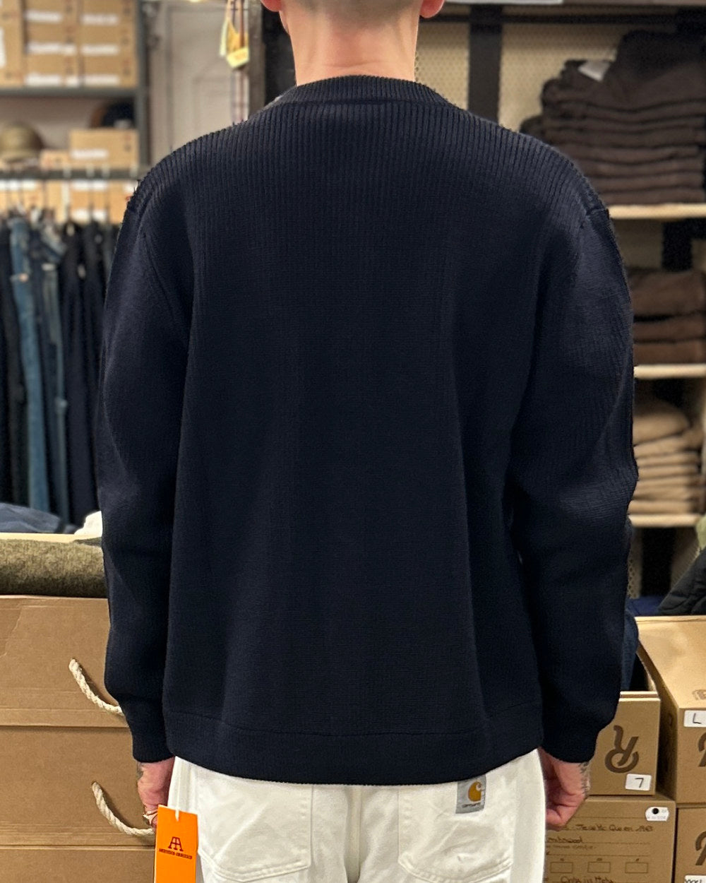 andersen andersen skipper jacket navy blue