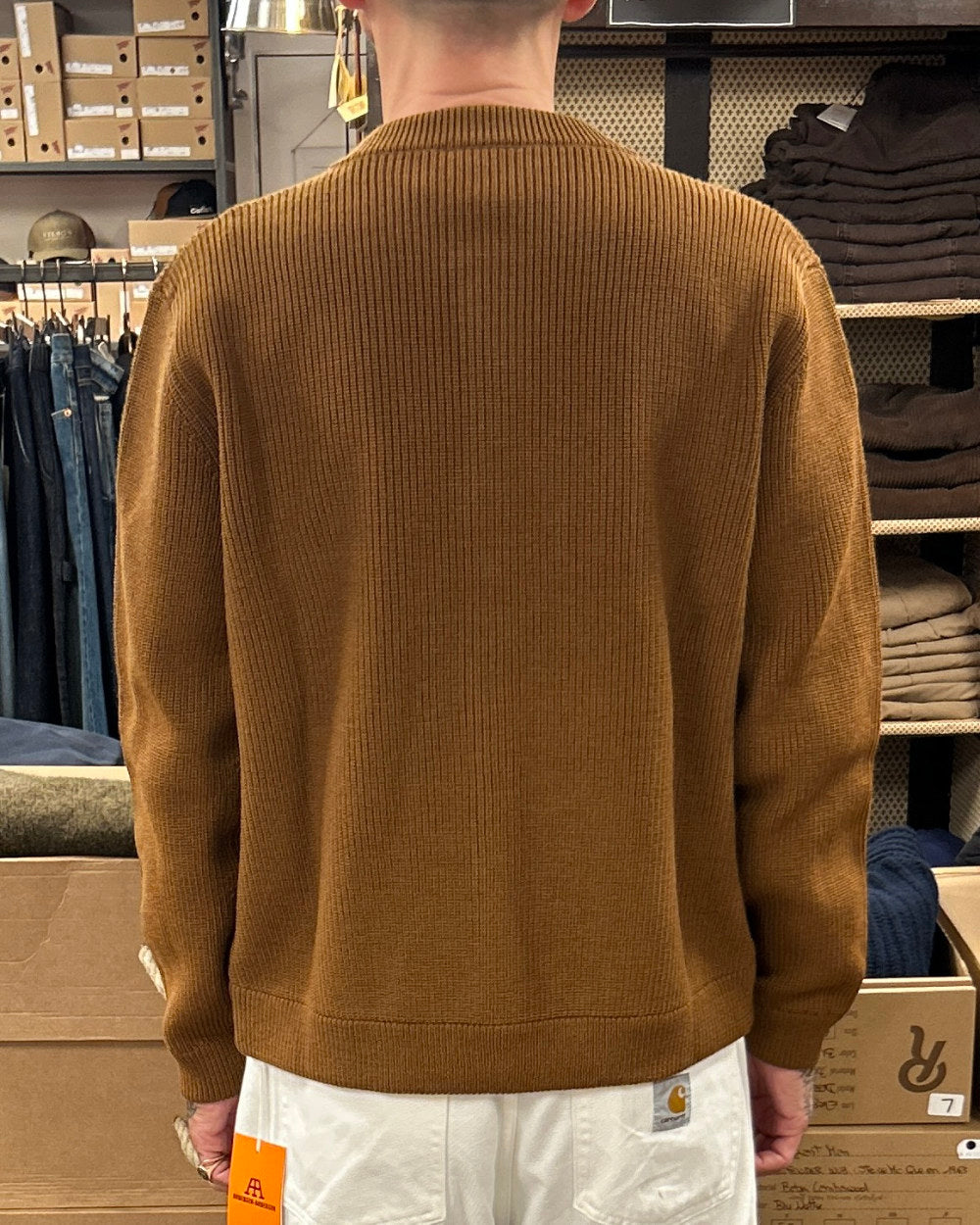 andersen andersen skipper jacket tobak
