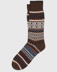 ant45 corvara socks aztec patterned cotton