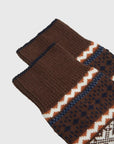 ant45 corvara socks aztec patterned cotton