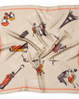 a piece of chic apaches silk scarf 70x70