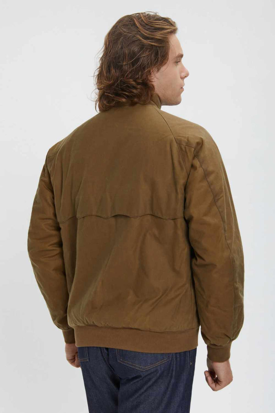baracuta g9 af pocket waxed tan