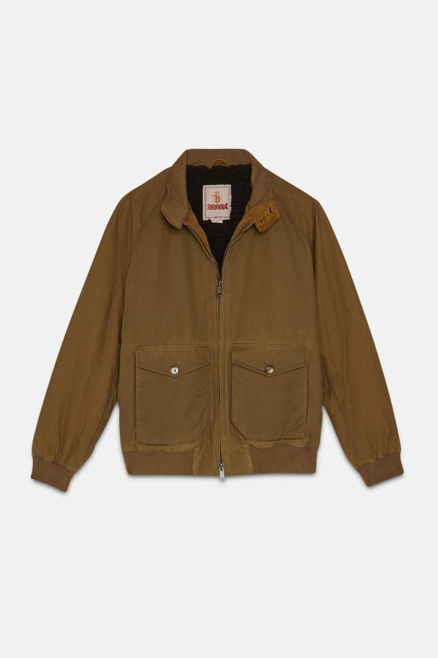 baracuta g9 af pocket waxed tan