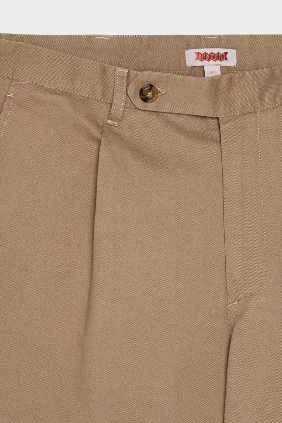 baracuta gabardine work pant tan